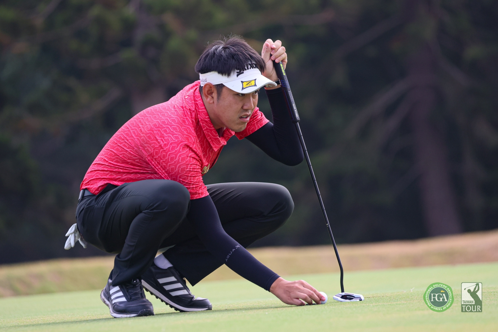 泰國選手瓦萬利姆高以兩回合總桿136桿(-8)並列第二(TPGA_林聖凱攝)