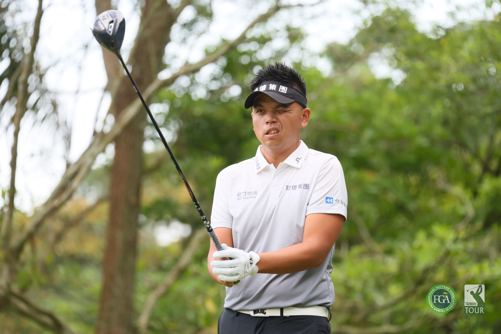 洪健堯以三回合總桿200桿(-16)暫並列第四(TPGA_林聖凱攝影)