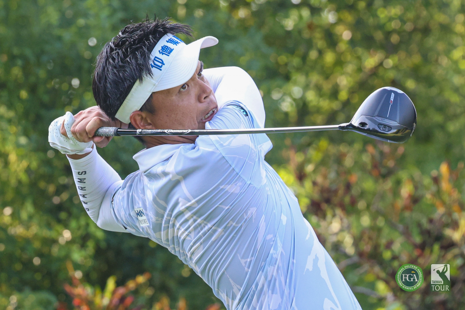 洪健堯以兩回合總桿137桿(-7)暫並列第二(TPGA_林聖凱攝)