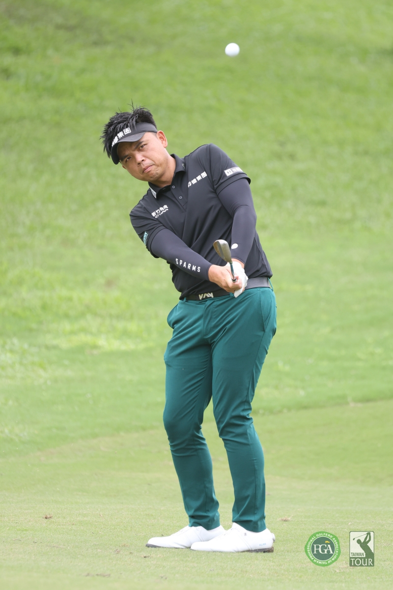 洪健堯第一回合以66桿(-6)暫並列第四(TPGA_林聖凱攝)
