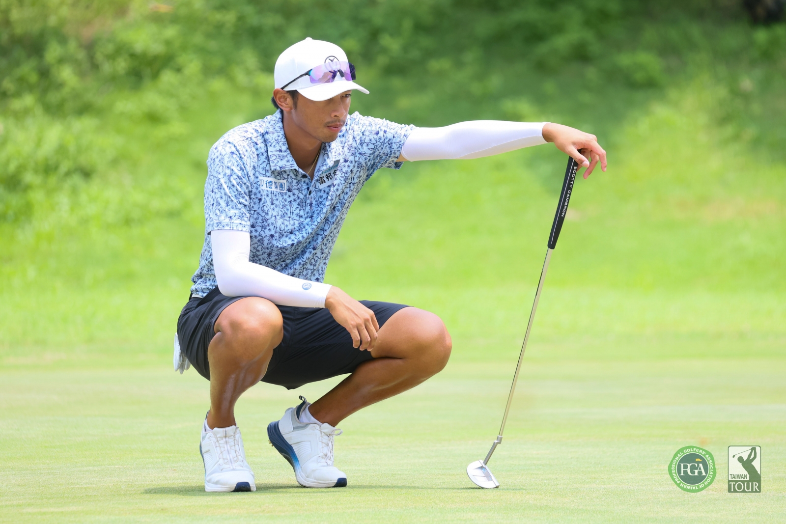 王偉軒以三回合210桿(-6)暫居第二(TPGA_林聖凱攝影) 