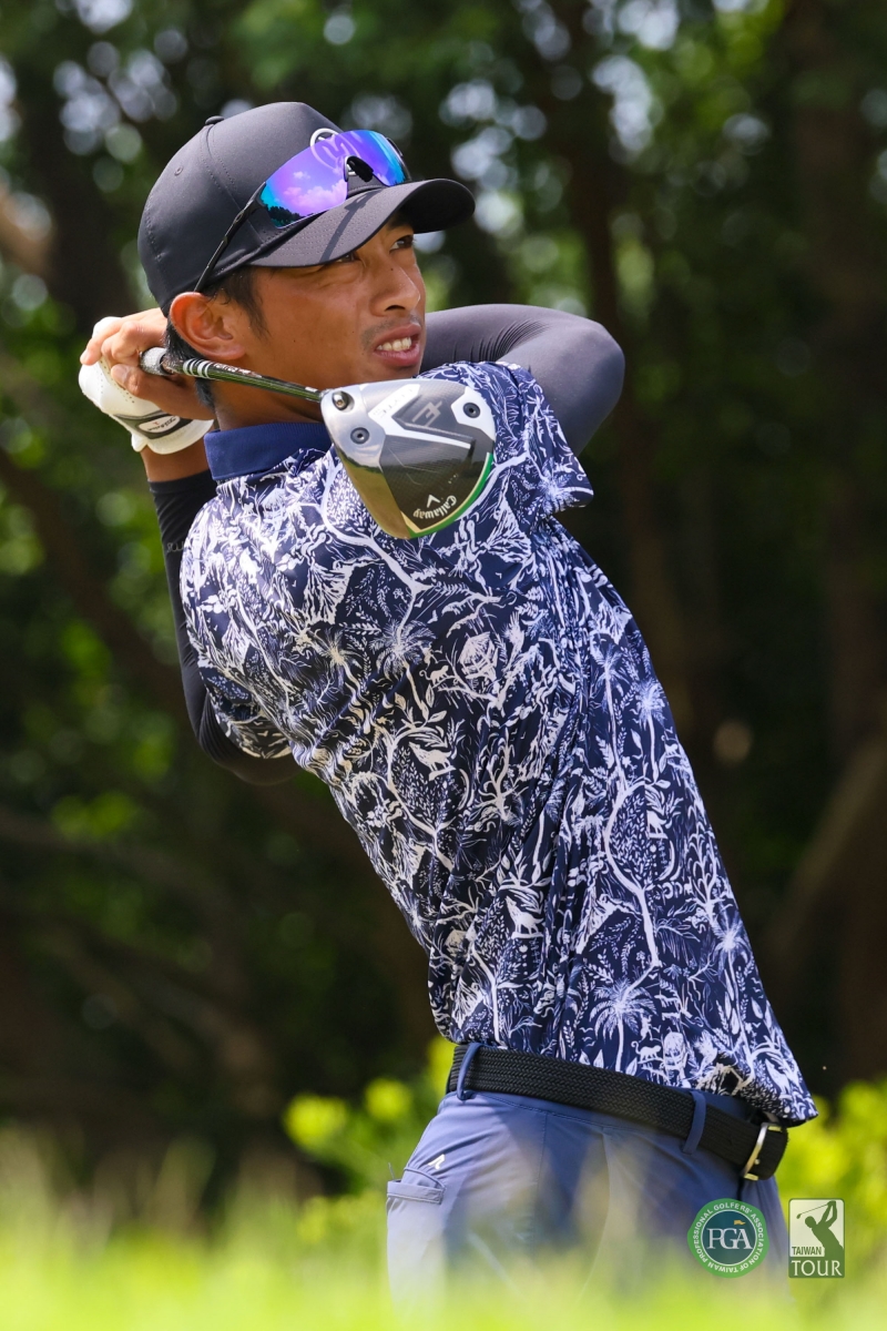 王偉軒以兩回合總桿139桿(-5)暫並列第二(TPGA_林聖凱攝影)
