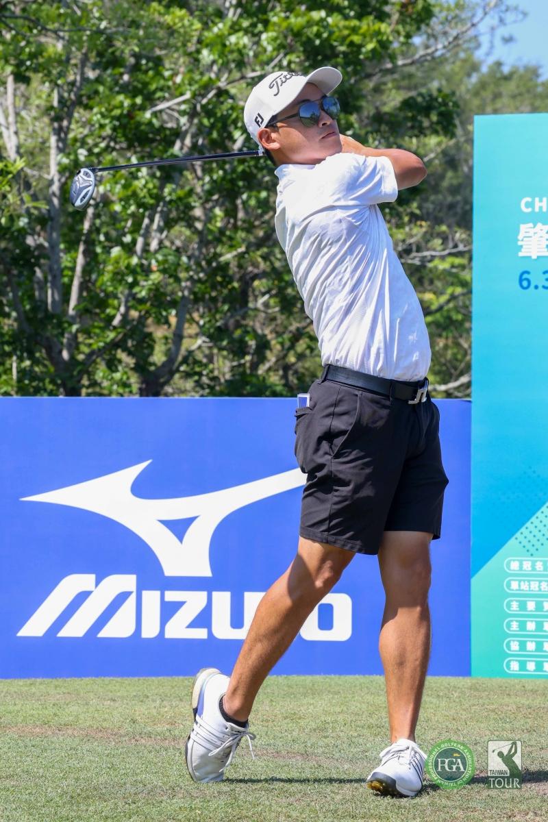 28歲王璽安以67桿(-5)暫並列領先(TPGA_林聖凱攝)