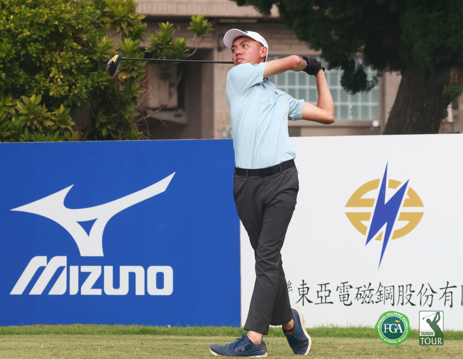廖煥鈞68桿(-4)暫並列第四(鍾豐榮攝影)