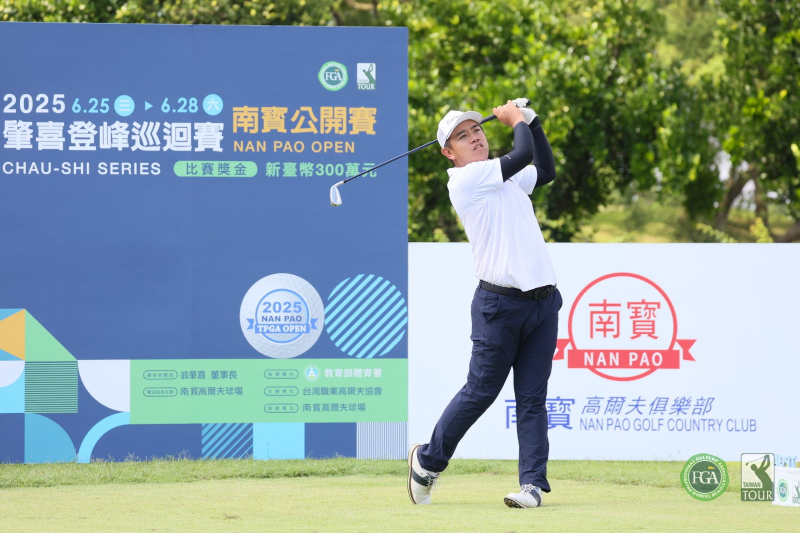 第一回合張簡克諺以66桿(-6)暫並列第四(TPGA_林聖凱攝影)