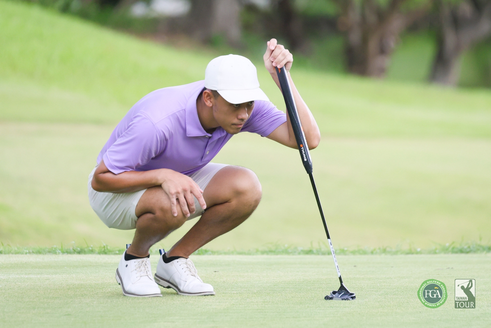 第一回合曾子豪抓7鳥無柏忌以65桿(-7)暫居第三(TPGA_林聖凱攝影)