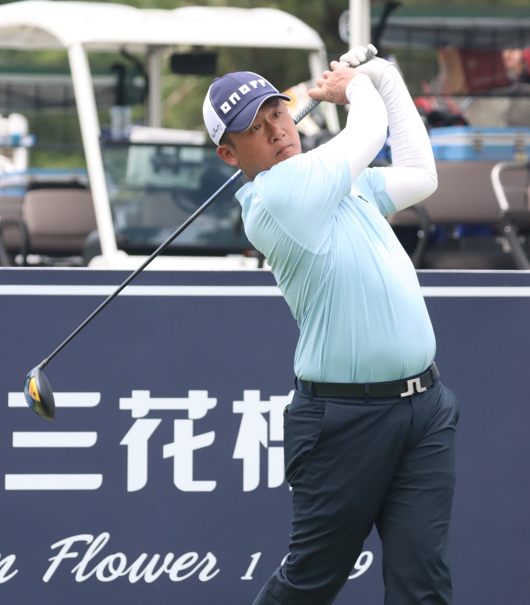 汪聰傑69桿(-3)暫並列第三(鍾豐榮攝影)