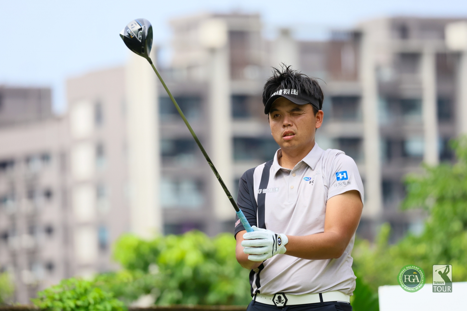 洪健堯70桿以(-2)暫並列第四(TPGA_林聖凱攝影)