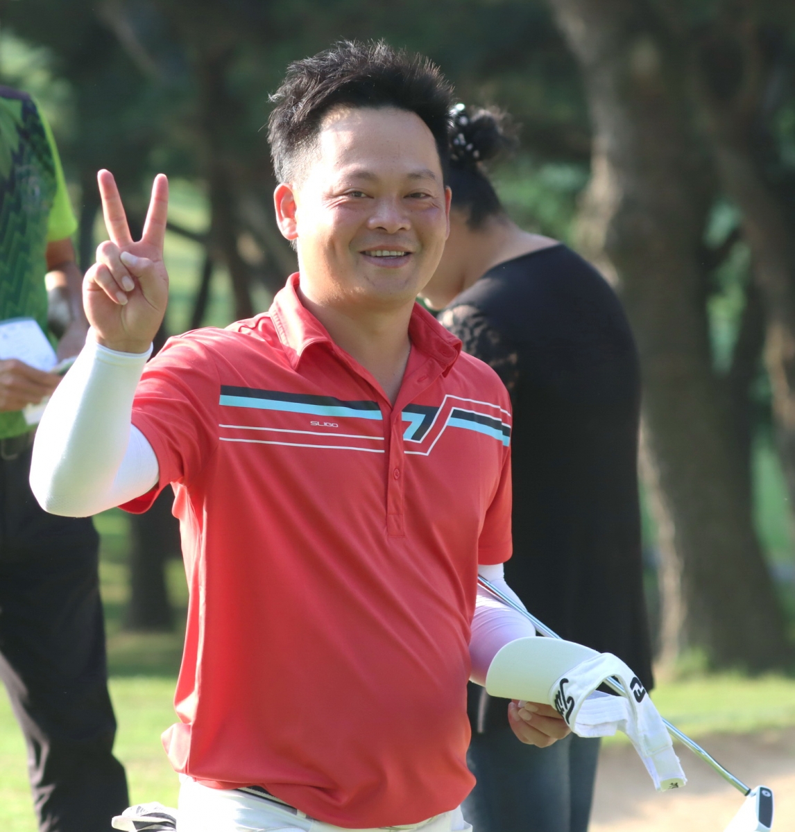 詹頂立67桿(-5)暫列第二(鍾豐榮攝影)