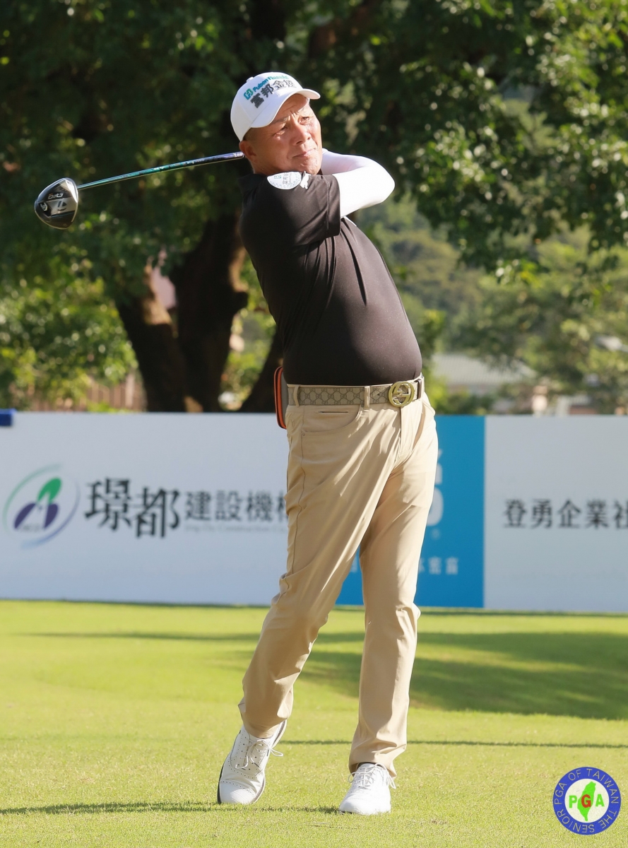 第一回合長春組盧建順66桿暫並列第二(鍾豐榮攝影)