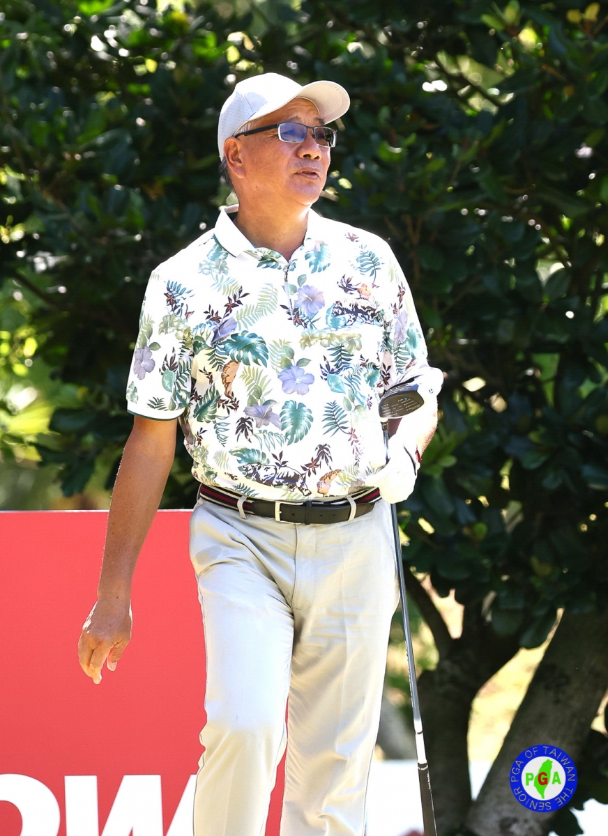 第一回合長春組謝錦昇66桿,以(-6)暫並列第二(鍾豐榮攝影)