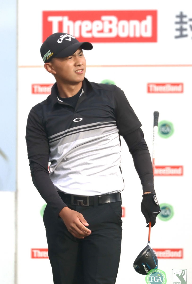黃韋豪70桿(-2)站並列第三(鍾豐榮攝影)