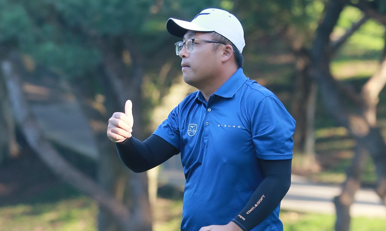 劉嚴鴻64.69兩天以(-11)暫列第一(鍾豐榮攝影)