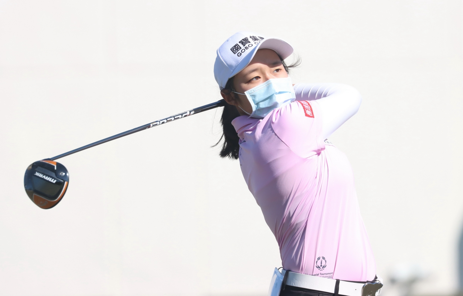 女子組吳佳晏兩天成績71.70以(-3)暫列第一.(鍾豐榮攝影)