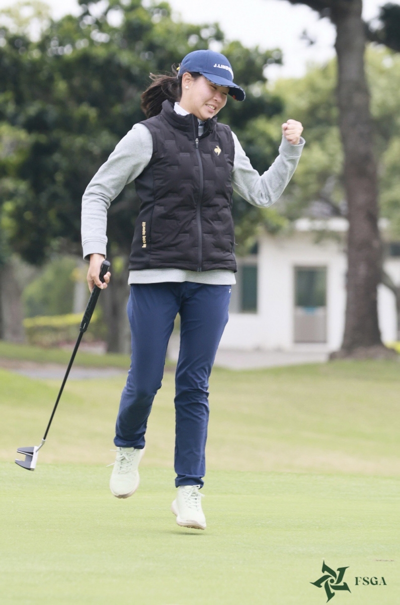 女子組田承昀82.83兩天以(+21)暫排第二(鍾豐榮攝影)