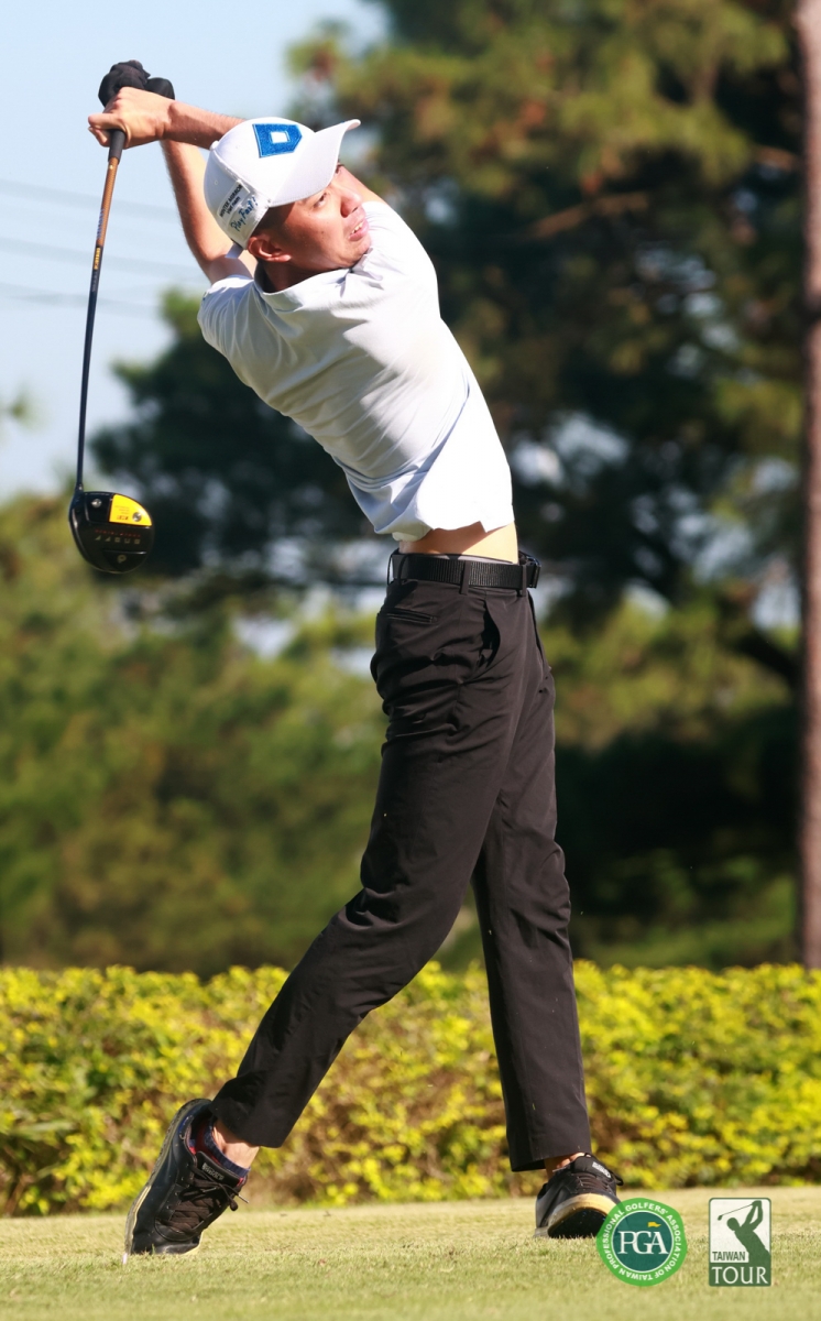 廖煥鈞兩回合以(-6)暫列第二(鍾豐榮攝影)
