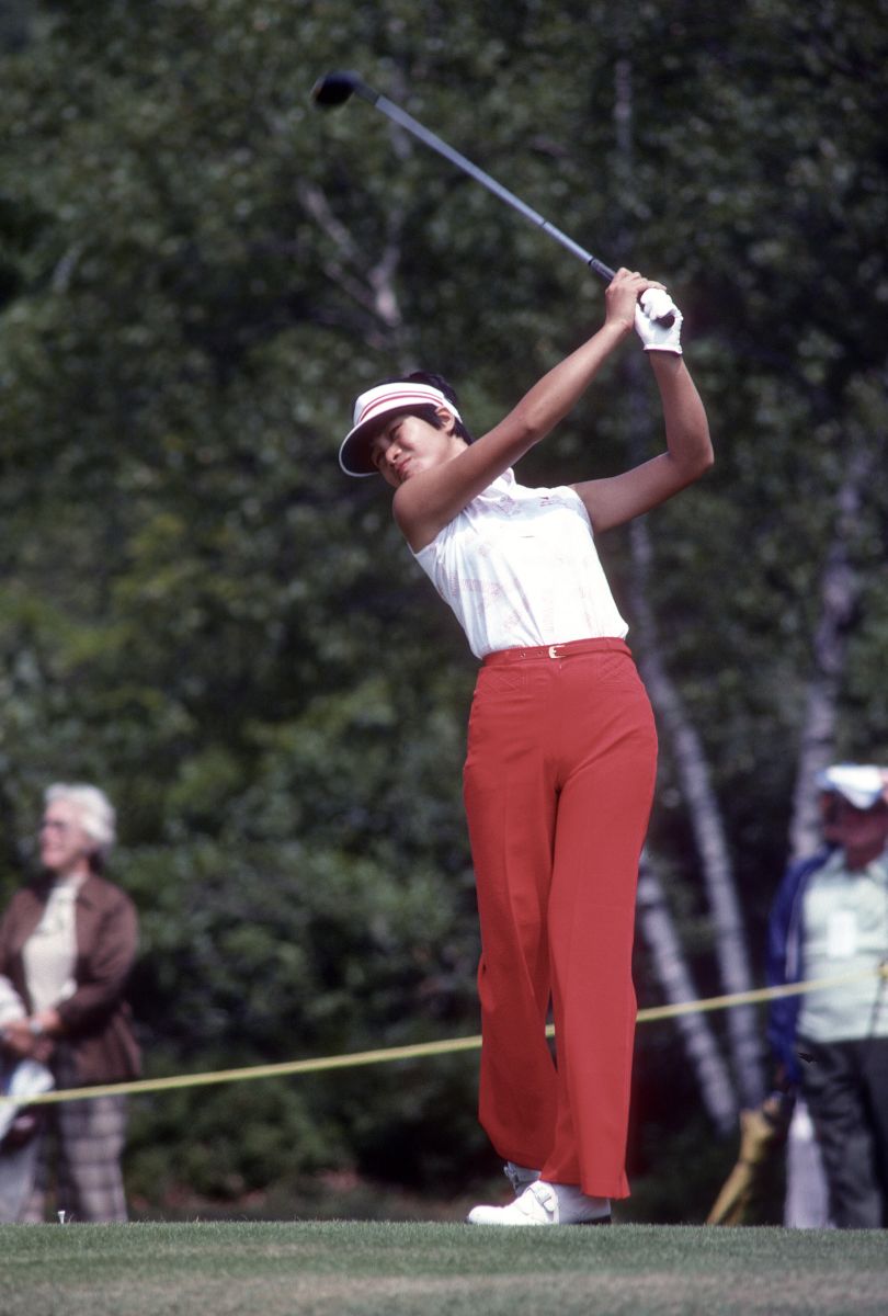 1976年1月涂阿玉以第一名考取LPGA，成為第一位考上美國LPGA資格全卡的華人選手，當年並獲得LPGA「新人獎」，更是第一位獲此獎的華人球員。