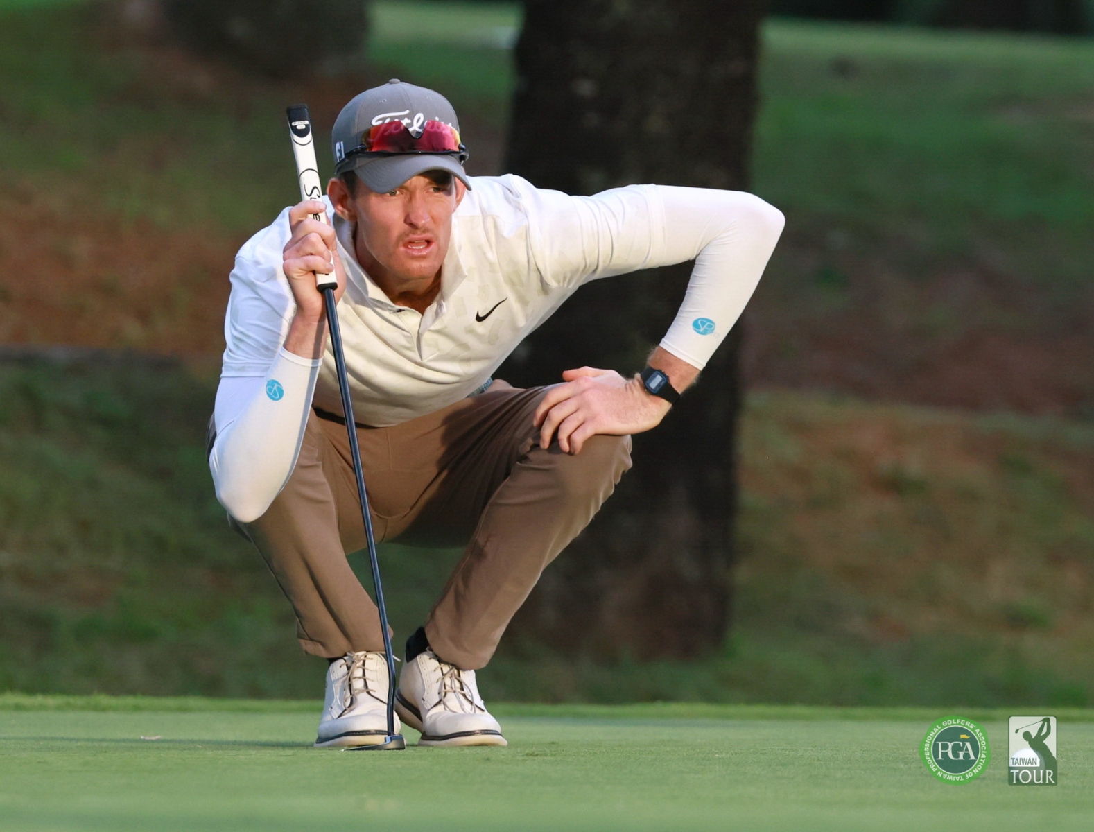 美國選手Charles Porter首回合以67桿(-5)暫列第二(TPGA_鍾豐榮攝影)