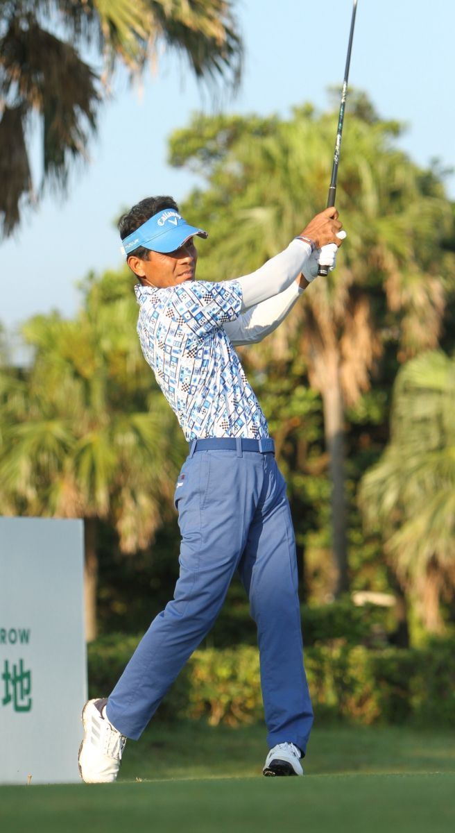 翁永田也打出70桿