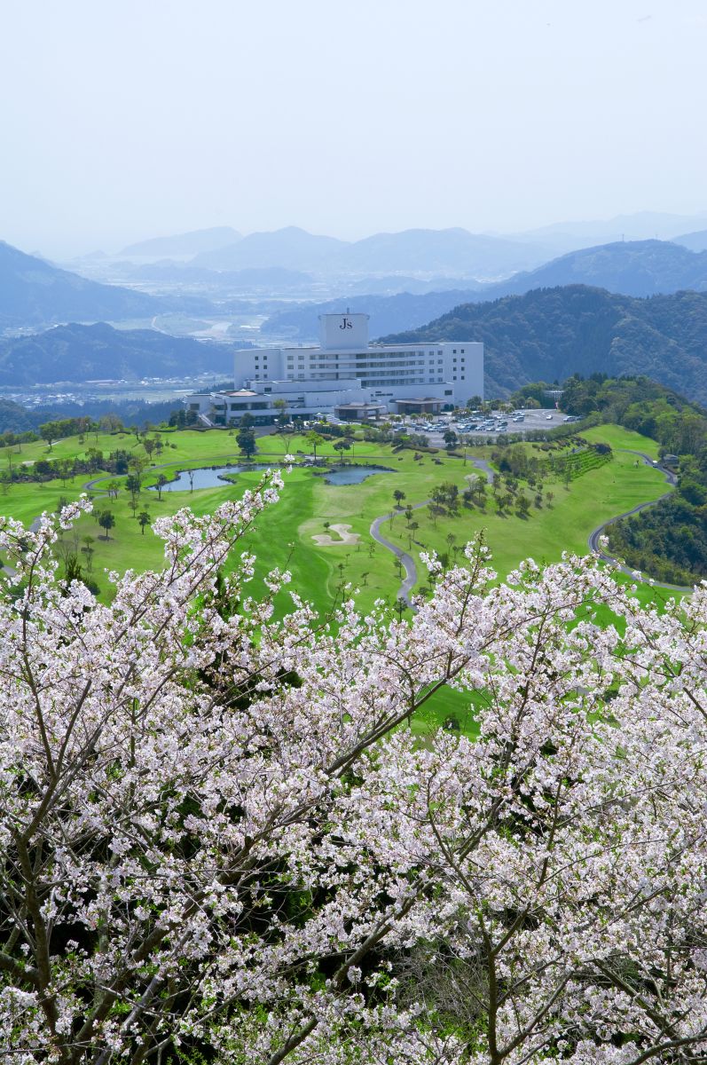 J’s日南渡假飯店就位於賞櫻名所立花公園內。