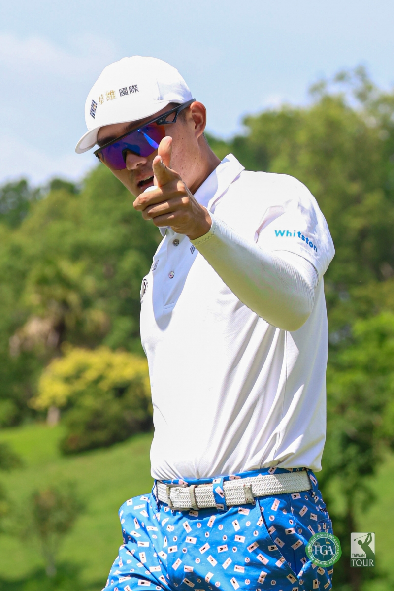 華維國際贊助選手蘇晉弘首回合打出67桿(-5)並列領先(TPGA_林聖凱攝) 