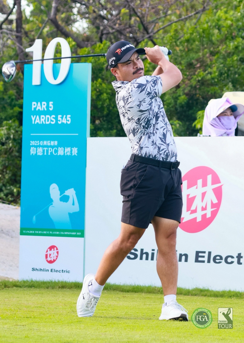 菲律賓選手塔布埃納首回合以68桿(-4)暫居第三(TPGA_鍾豐榮攝影)