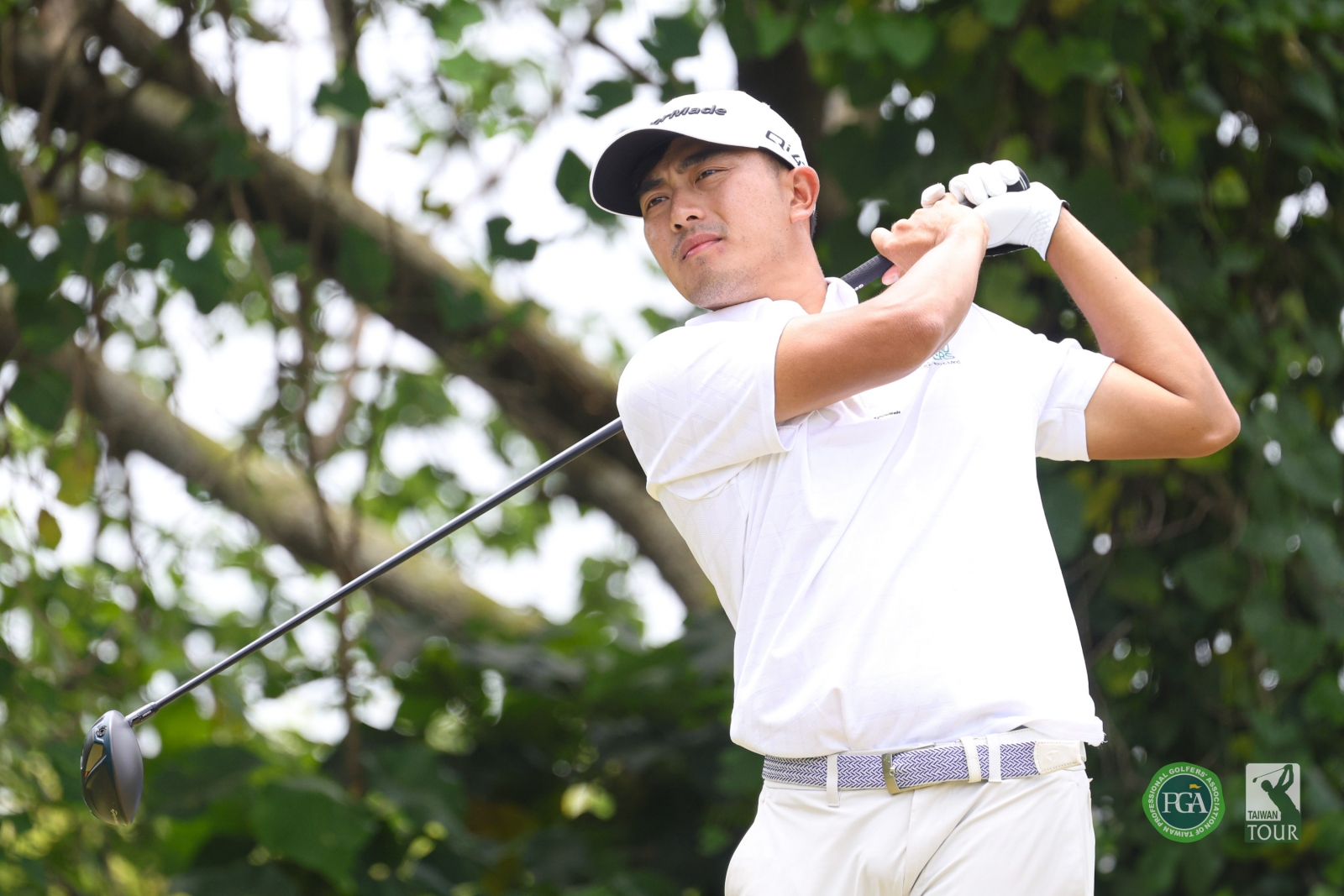 菲律賓選手羅伊德·傑佛遜·高以三回合總桿204桿(-12)暫並列第一(TPGA_林聖凱攝)