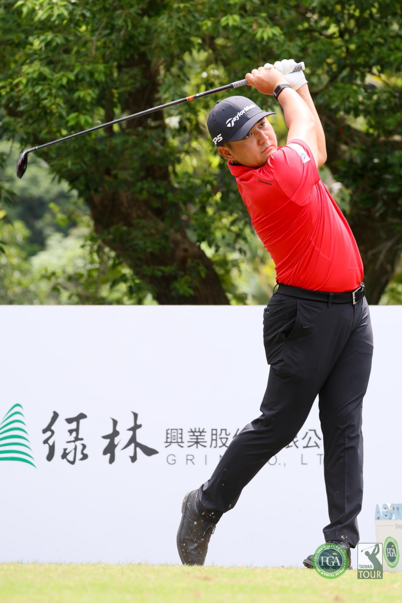 葉昱辰以三回合總桿199桿(-17)暫列第三(TPGA_林聖凱攝影)