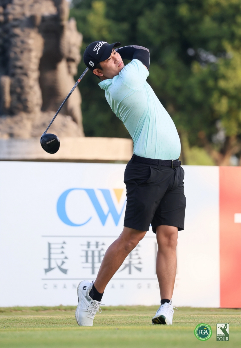 蔡宗佑第一回合以69桿(-)暫並列第三(TPGA_鍾豐榮攝)