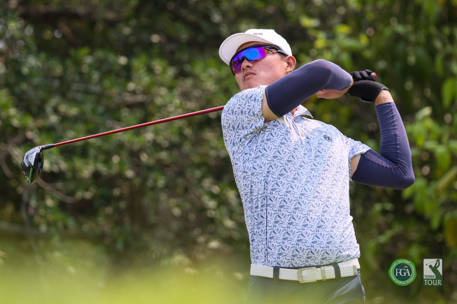 蘇晉弘以三回合總桿205桿(-11)暫落後一桿(TPGA_林聖凱攝)