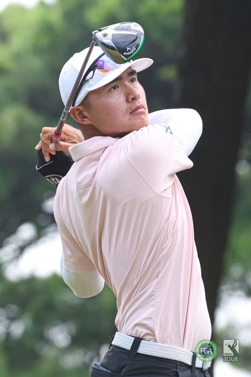 蘇晉弘以三回合總桿207桿(-9)暫並列第四(TPGA_林聖凱攝)