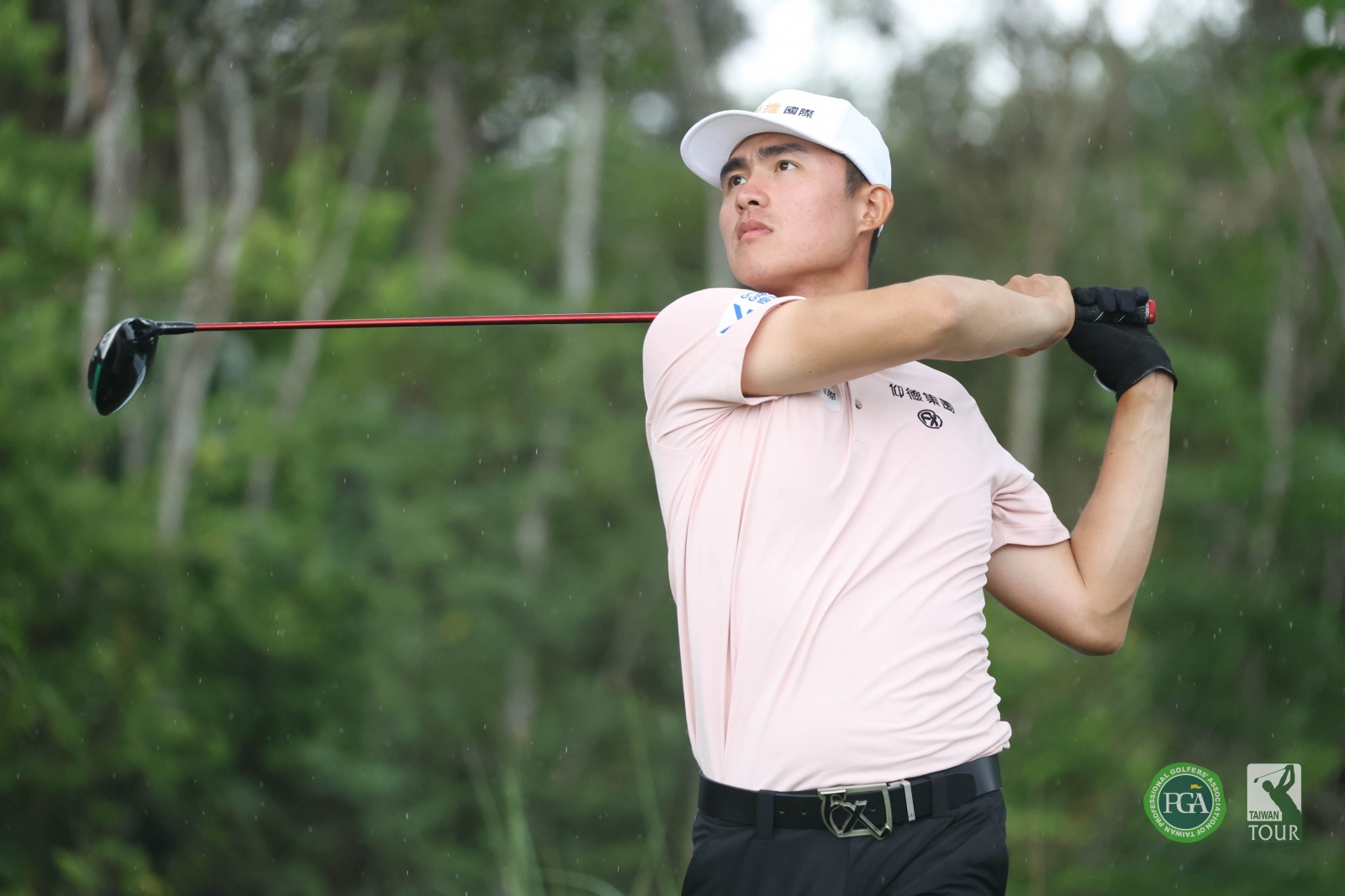 蘇晉弘以三回合總桿208桿(-8)暫並列第二(TPGA_林聖凱攝)