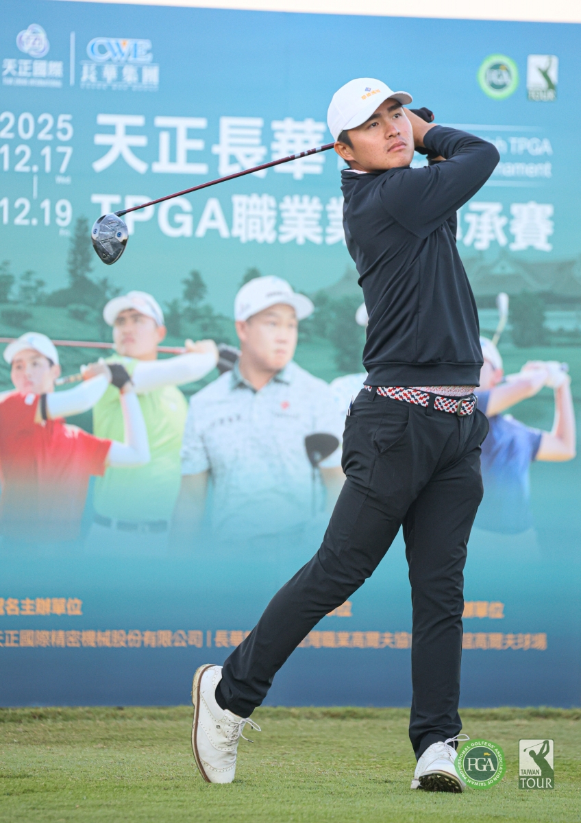 蘇晉弘以兩回合133桿(-11)暫列第三(TPGA_林聖凱攝影)
