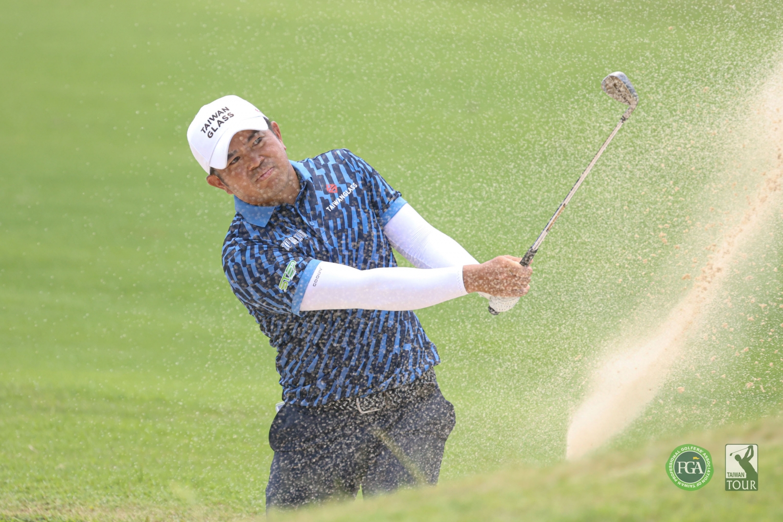 詹世昌以三回合總桿201桿(-15)並列第四，為台灣選手最佳(TPGA_林聖凱攝)