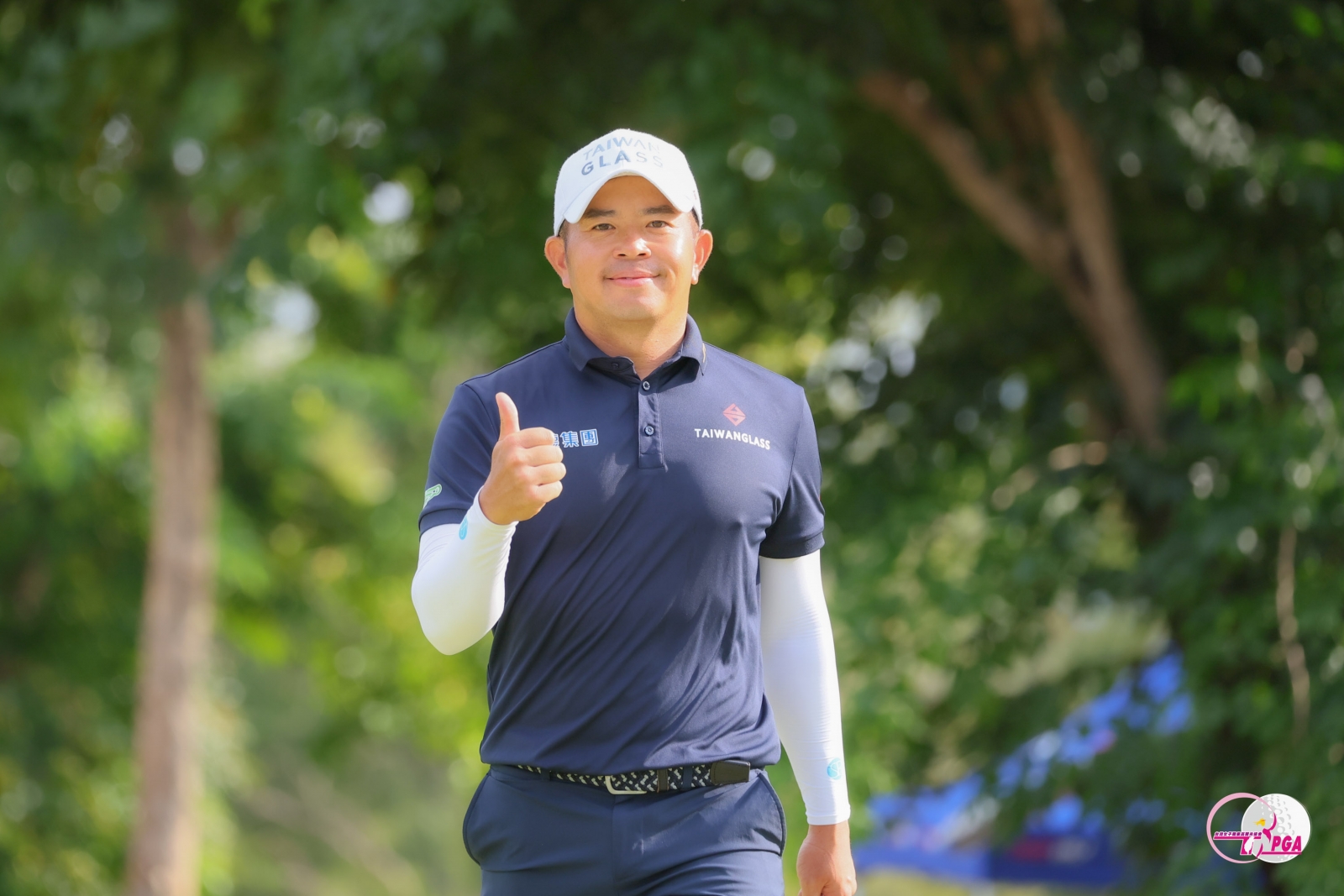 詹世昌以三回合總桿206桿(-10)並列第7名(TLPGA_葉勇宏攝)