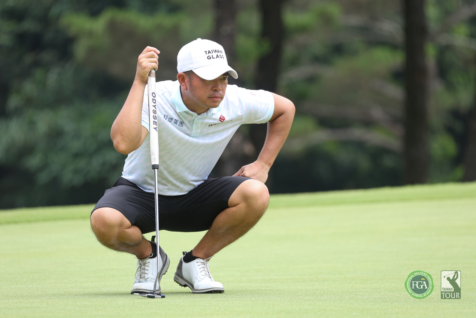 詹世昌以兩回合總桿133桿(-11)暫並列第二(TPGA_林聖凱攝) 