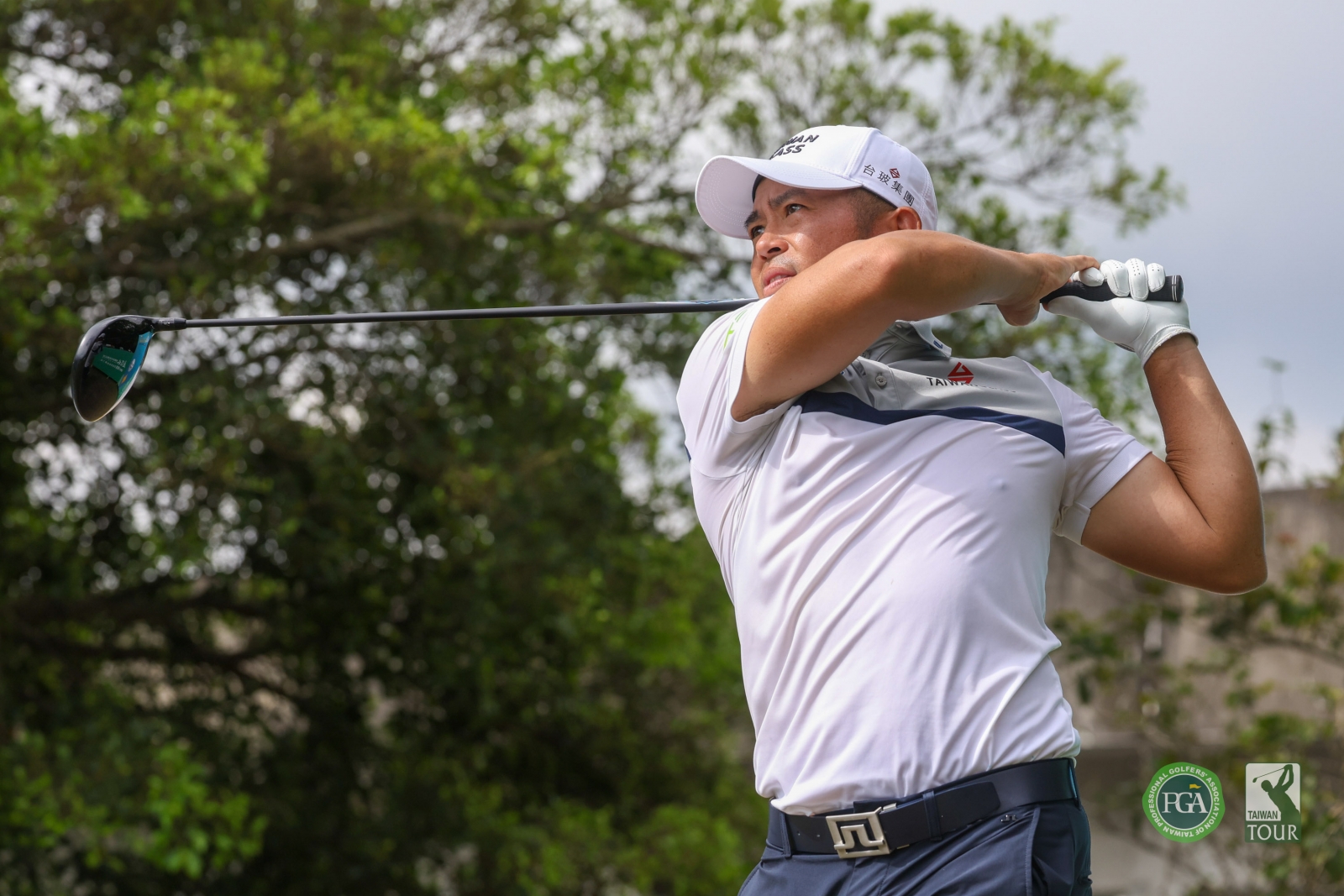 詹世昌以兩回合總桿133桿(-11)暫並列第五(TPGA_林聖凱攝)