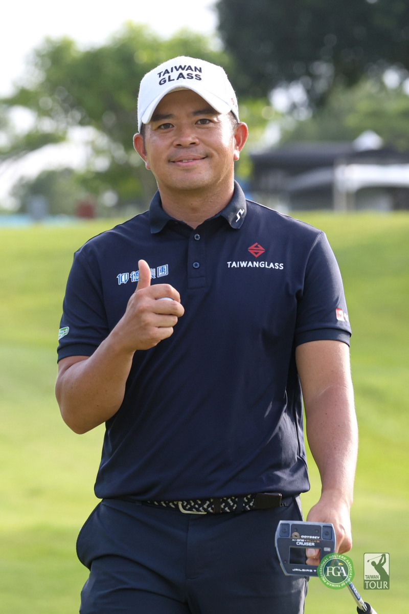 詹世昌第一回合以66桿(-6)暫並列第四(TPGA_林聖凱攝)