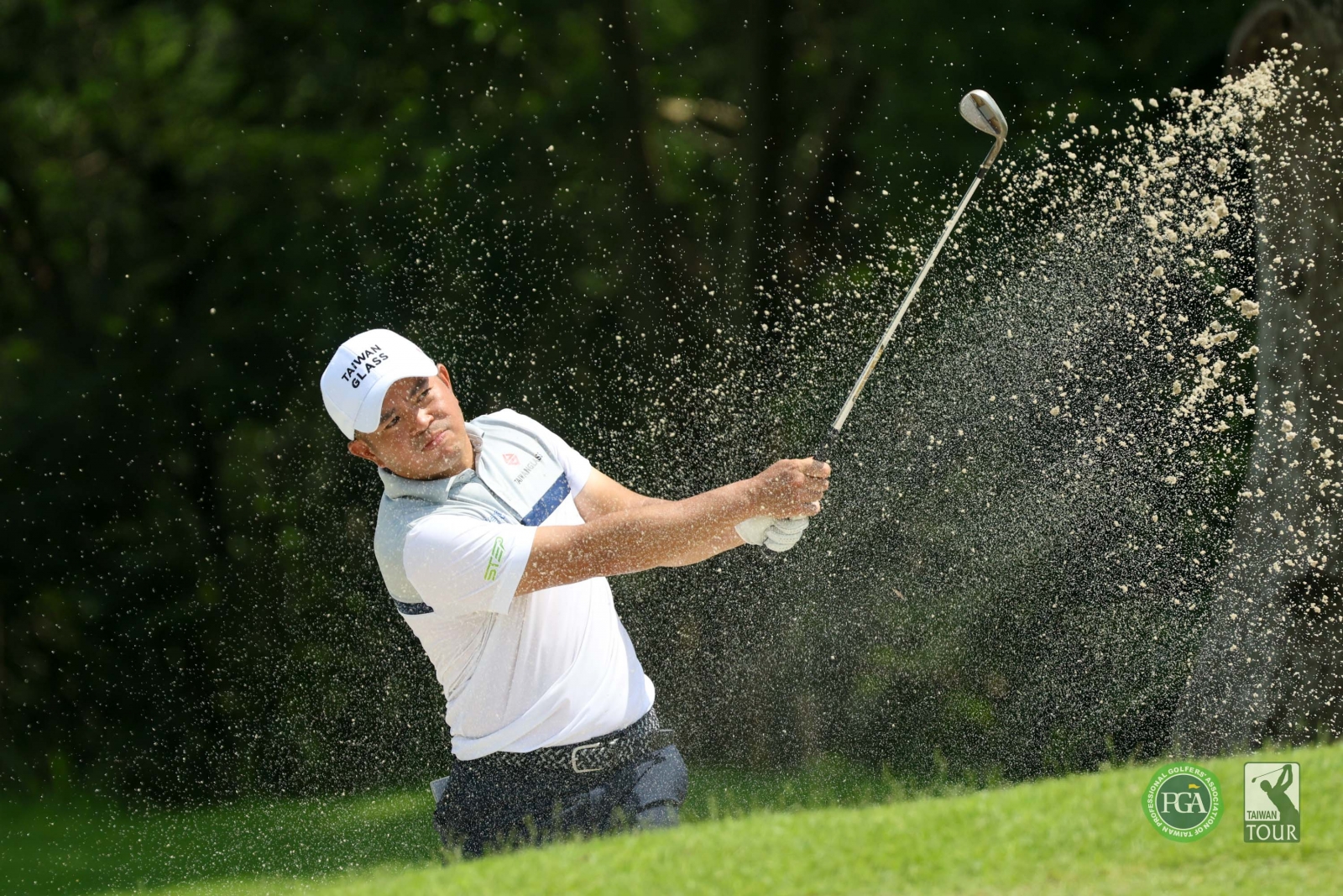 詹世昌第一回合以68桿(-4)暫居第三(TPGA_林聖凱攝)