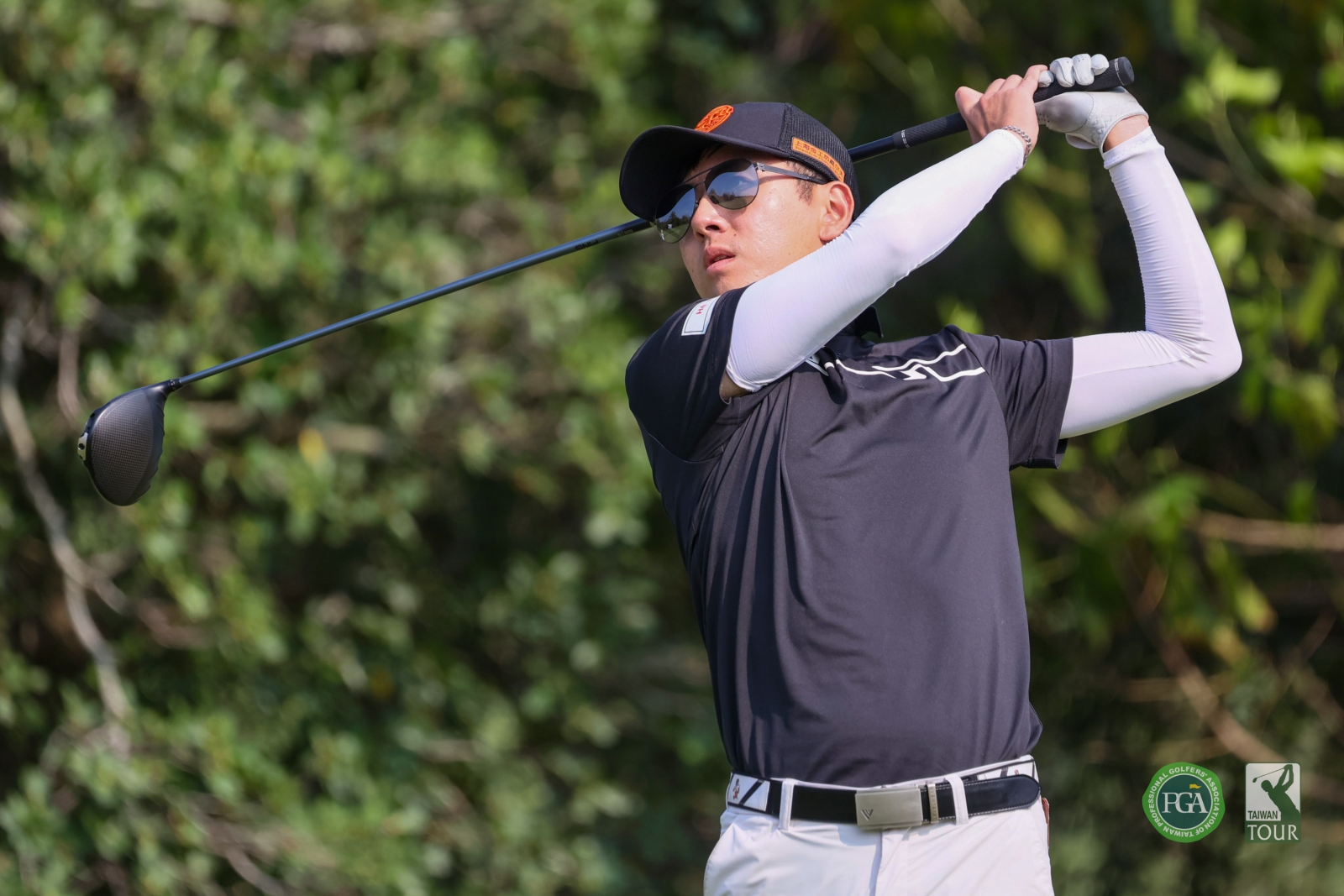 謝霆葳第一回合以68桿(-4)暫居第二(TPGA_林聖凱攝) 