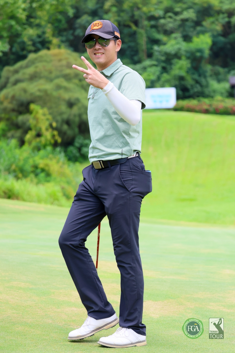 謝霆葳第一回合70桿(-2)暫並列第四(TPGA_林聖凱攝影)