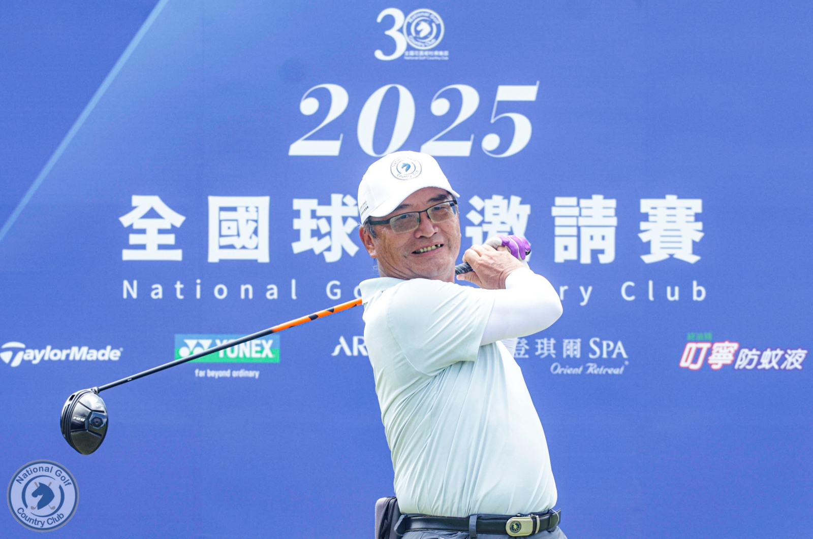 長春球王組領先李宗和第一回合打出74桿。(全國花園鄉村俱樂部提供／陳文欣攝影)
