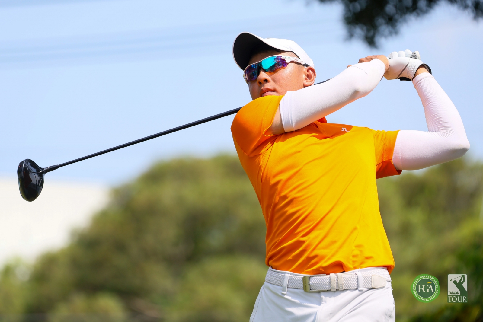 陳威勝以兩回合總桿131桿(-13)獨居領先(TPGA_林聖凱攝影)