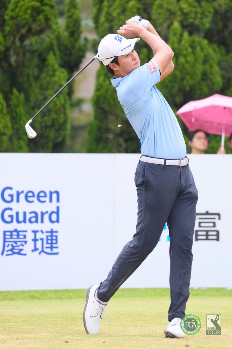 陳湋澔以兩回合總桿141桿(-3)暫並列第四(TPGA_林聖凱攝影)