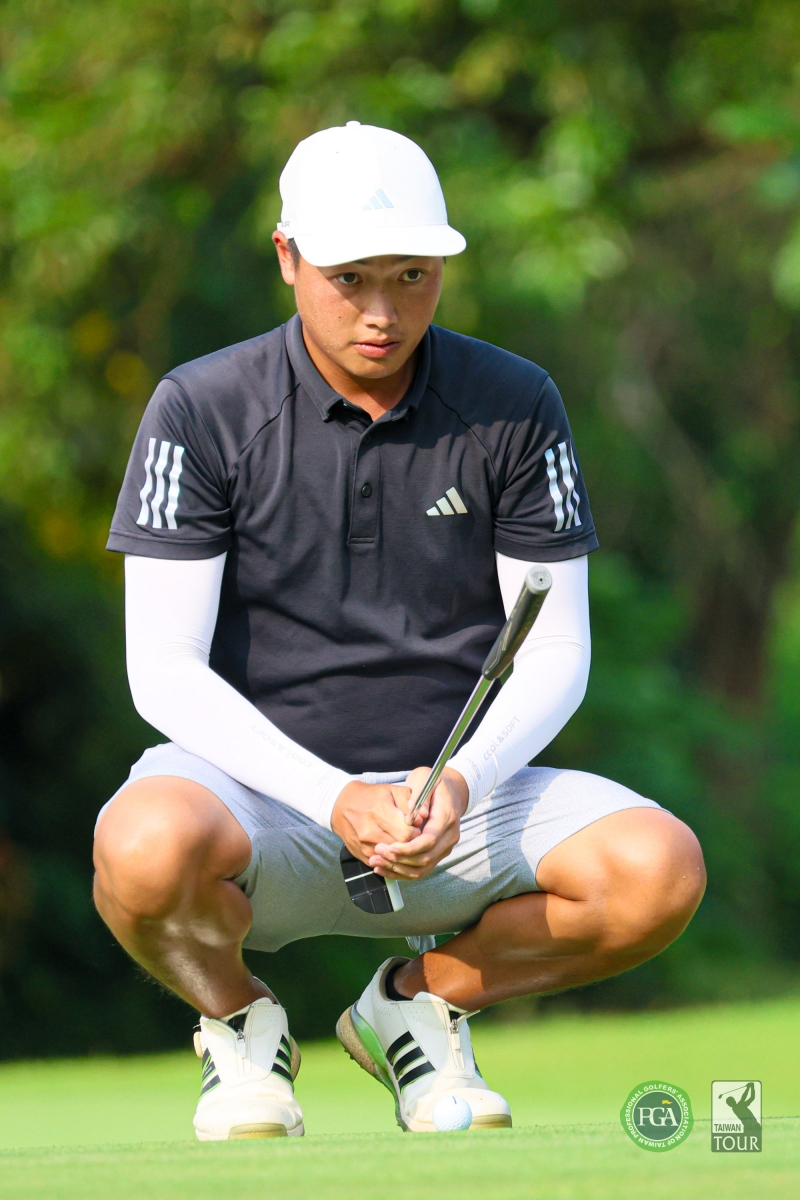 陳裔東以兩回合137桿(-7)暫並列第一(TPGA_林聖凱攝影)