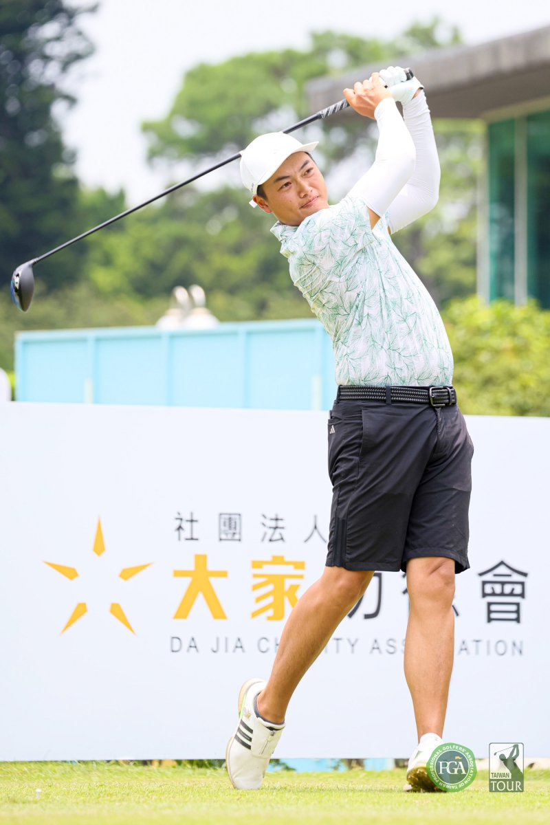 陳裔東首回合以66桿(-6)暫並列第一(TPGA_林聖凱攝影) 