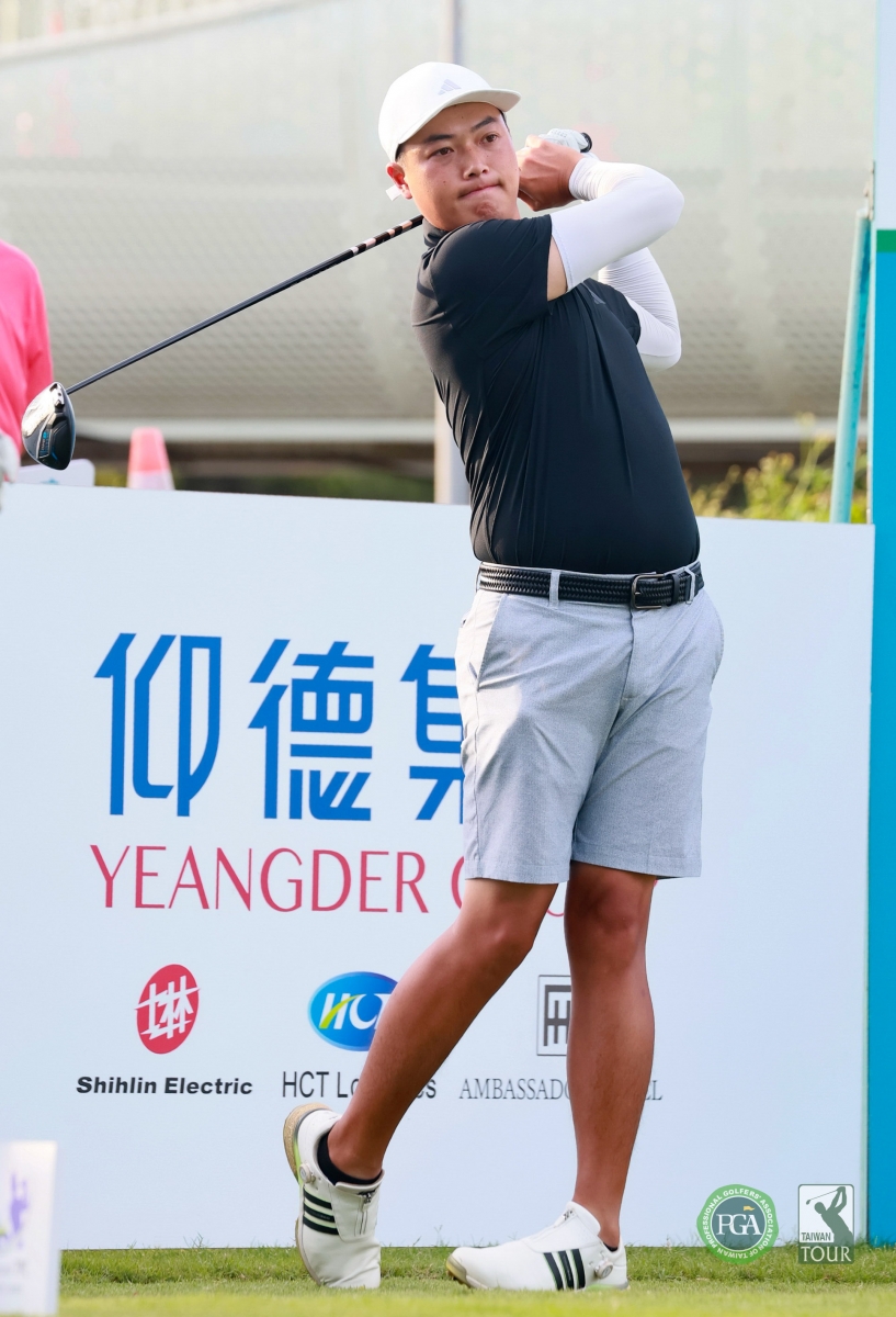 陳裔東首回合以69桿(-3)暫並列第四(TPGA_鍾豐榮攝影)