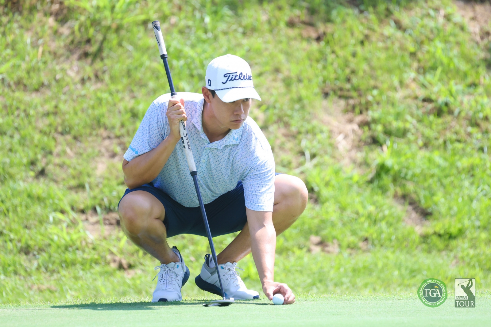 香港選手張雄熙以兩回合133桿(-11)暫並列第二(TPGA_林聖凱攝)