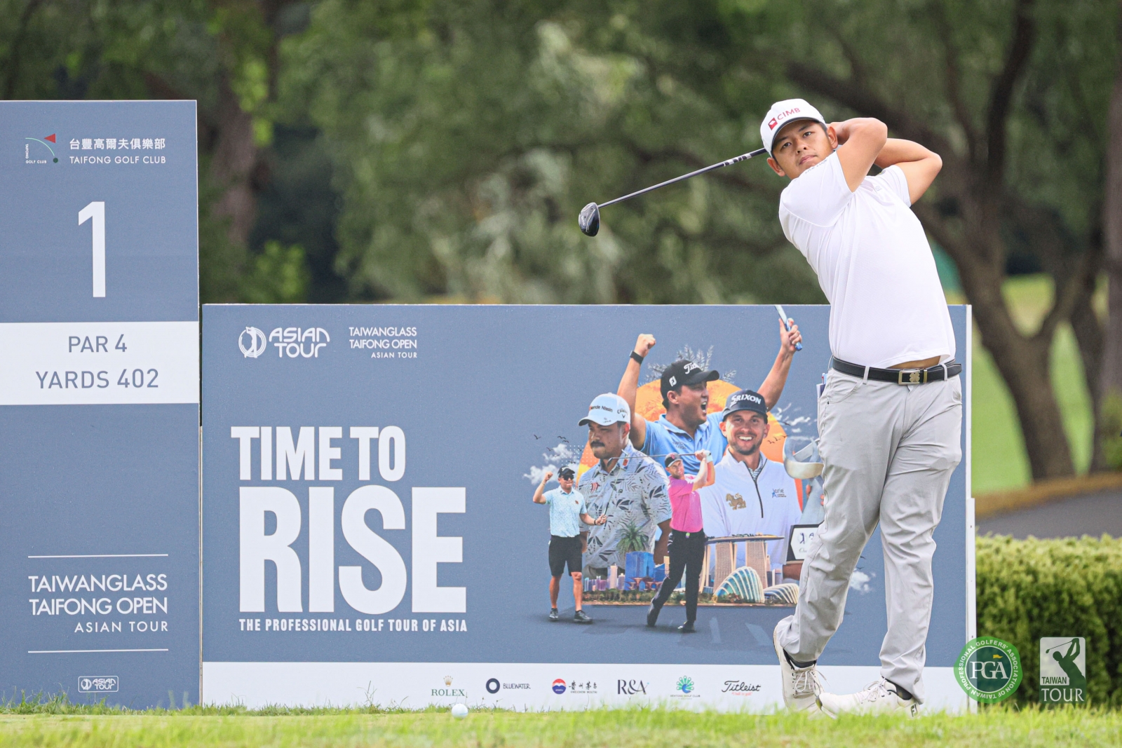 馬來西亞選手曾儿湧第一回合以68桿(-4)暫並列第三(TPGA_林聖凱攝影)