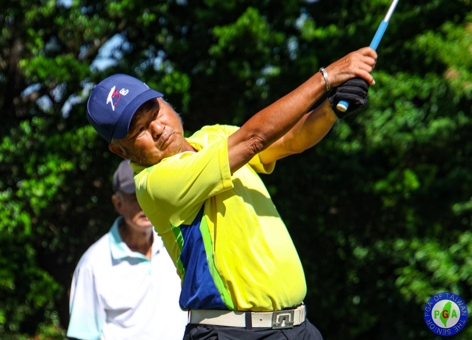 地主球員黃世和超長並列排頭。